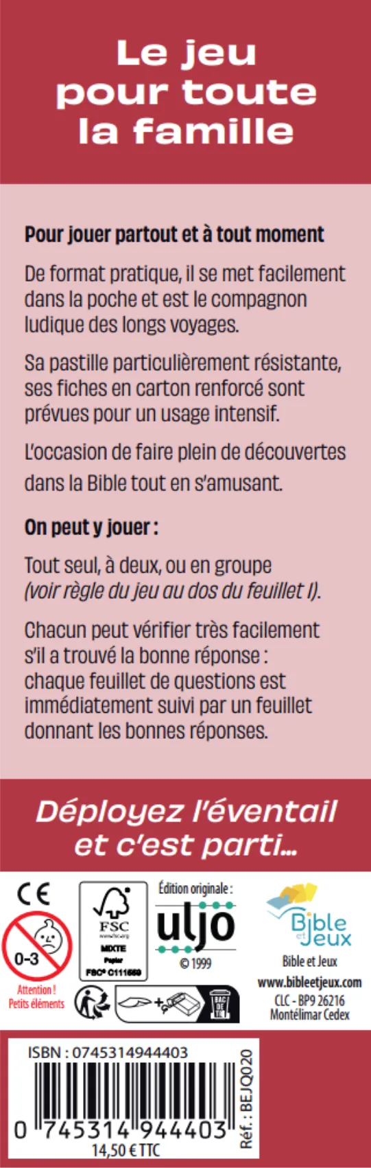 Quiz de la Bible Ancien Testament - 500 questions et réponses