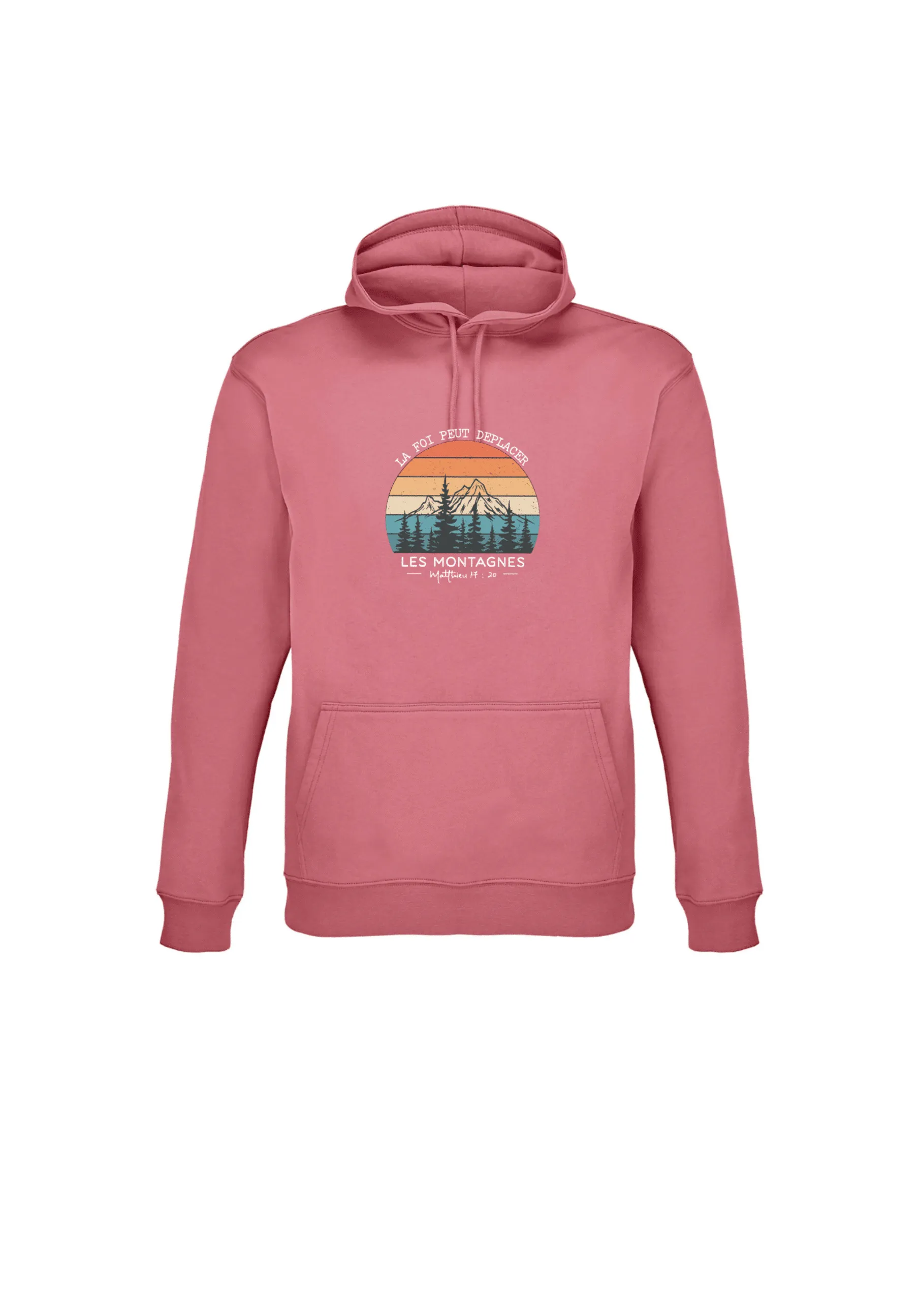 Sweat à capuche - rose