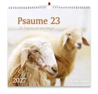 Psaume 23 - Grand format - calendrier mural