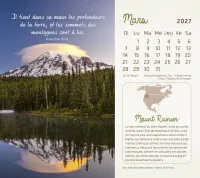 Création - Calendrier de table