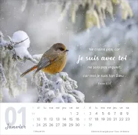 Vivre, avec méditations - Calendrier cartes postales, de table