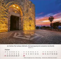 Israël shalom - Calendrier de table