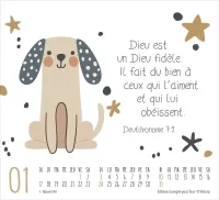 Petits amis - Mini calendrier de table