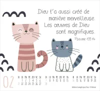 Petits amis - Mini calendrier de table