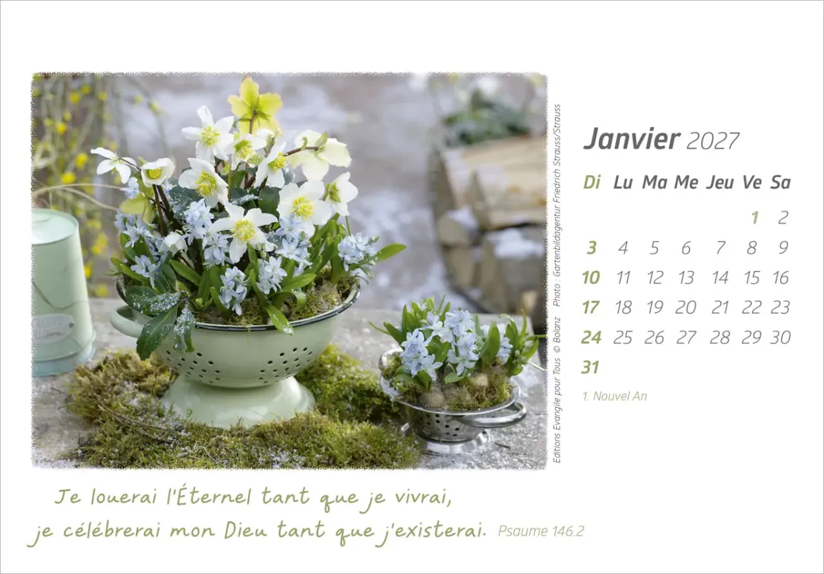 Délices - Calendrier de table