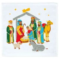 Serviette d’invité étoile de Noël