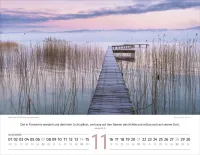 Calendrier Paysages Suisses - Allemand, Calendrier mural