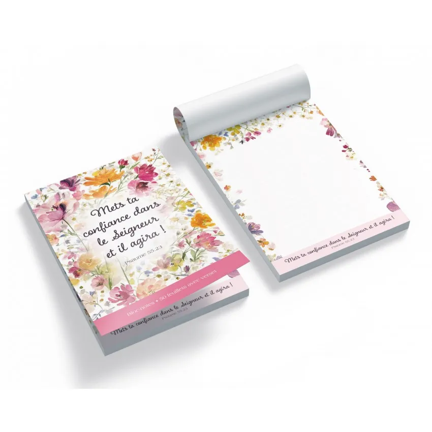 Bloc-notes A6 Floral