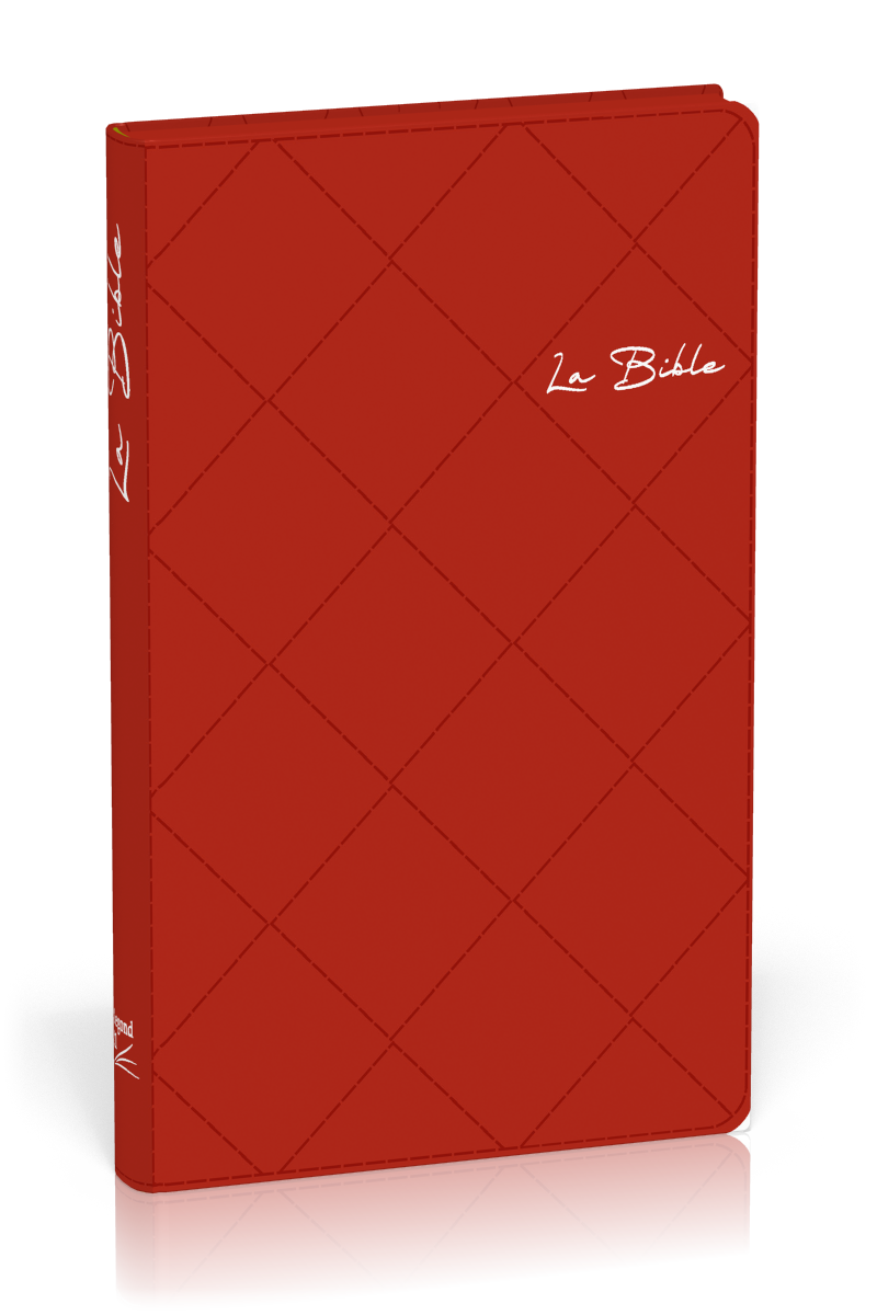 Bible Segond 21 slim, rouge - couverture souple, matelassée avec zipper