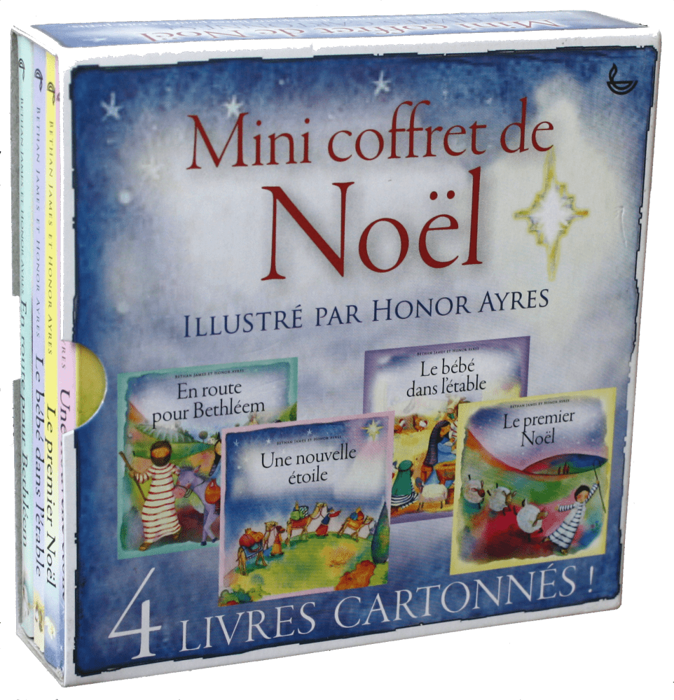 Mini coffret de Noël - 4 livres cartonnés