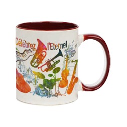 MUG BORDEAUX, CÉLÉBREZ L'ÉTERNEL (PS 118.1)