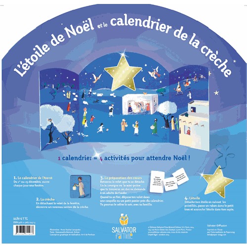 Étoile de Noël et le calendrier de la crêche (L')