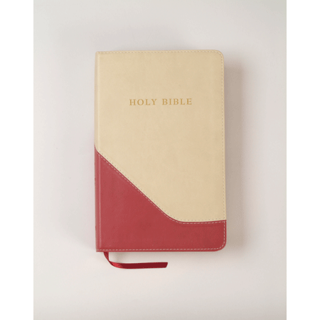 Anglais, Bible KJV - très gros caractères, duotone rouge/sable