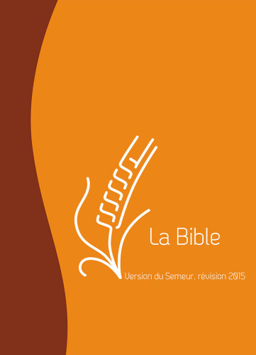 Bible Semeur 2015, compacte, duo marron orange - couverture souple, vivella