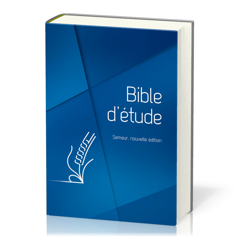 Bible d'étude Semeur 2015, bleue - couverture rigide