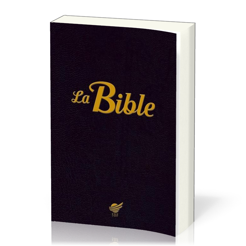 Bible Segond 1910 , brochée, noire - nouvelle édition de la Bible Vie, compacte, paroles de Jésus...
