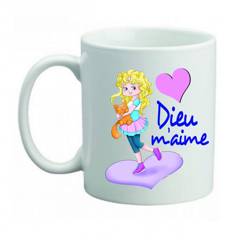 Mug "Dieu m'aime"