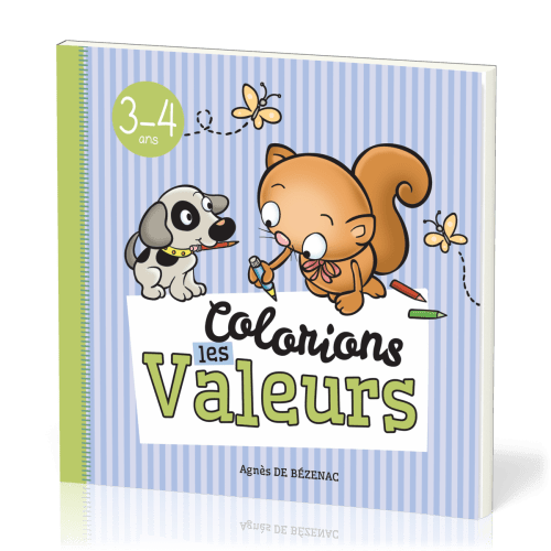 Colorions les valeurs - âge: 3-4 ans