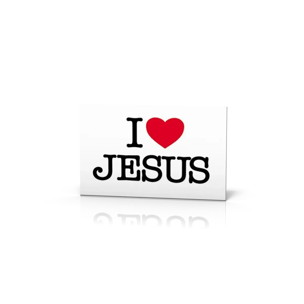 Autocollant  « I love Jésus »