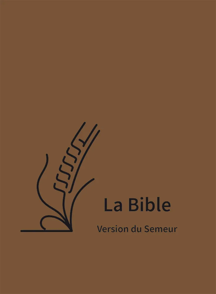 Bible Semeur 2015, compacte marron - couverture textile semi-souple, tranche blanche