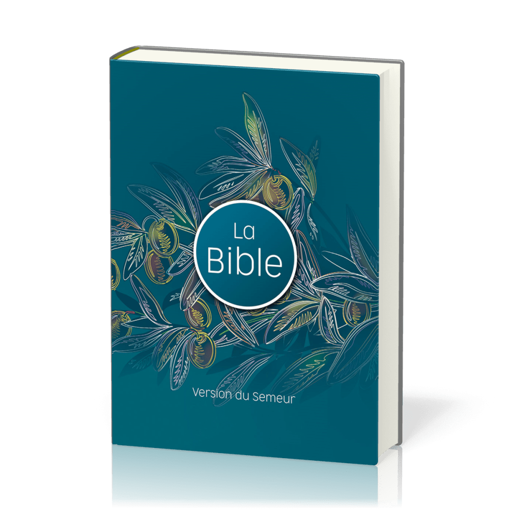 Bible Semeur 2015, compacte, couverture rigide illustrée, olivier - tranche blanche