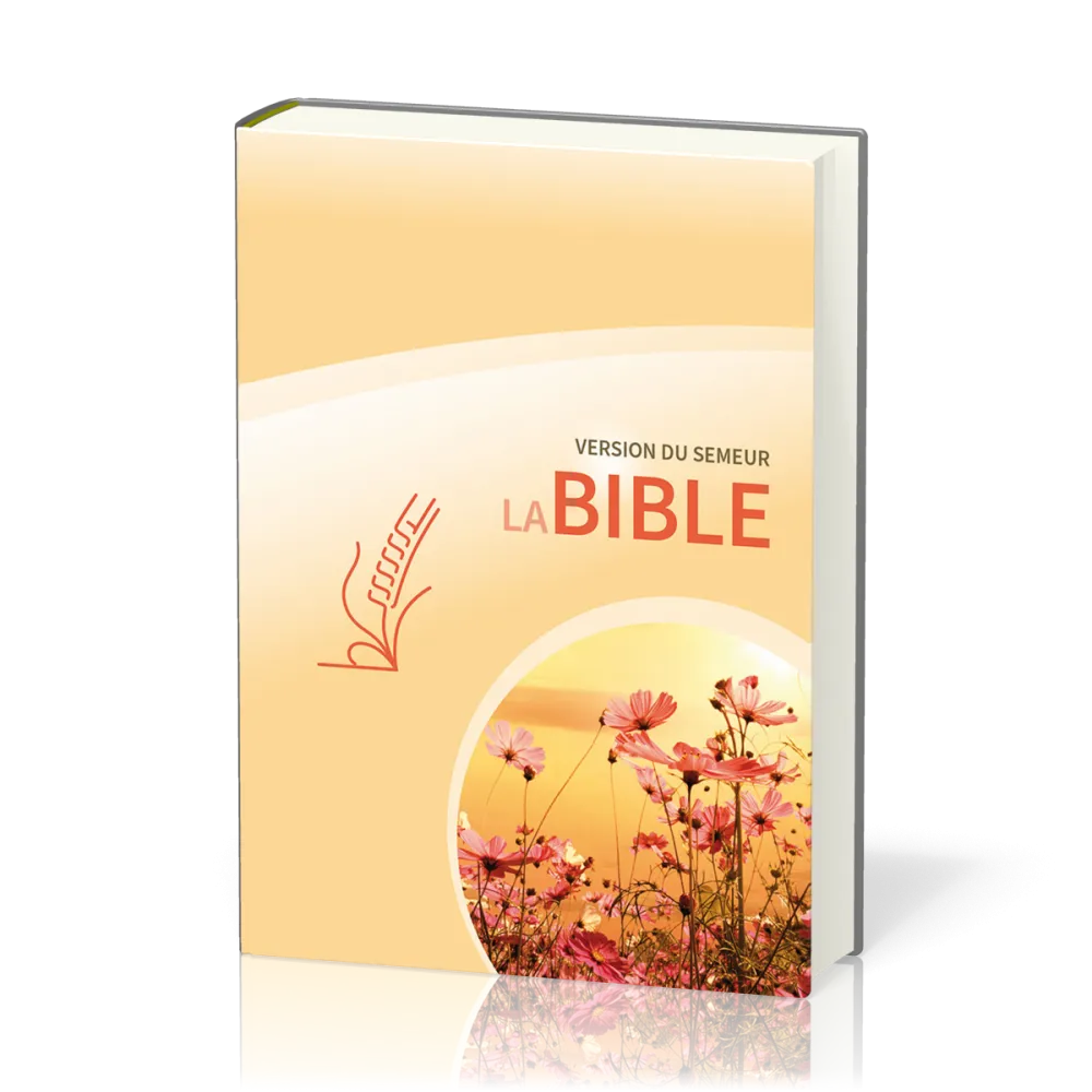 Bible Semeur 2015, couverture rigide jaune illustrée, tranche blanche