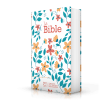 Bible Segond 21 compacte (Premium Style) - couverture rigide toilée matelassée motif fleuris