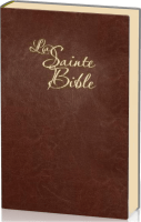 Bible Segond 1910, gros caractères, marron - couverture souple, tranche or, onglets